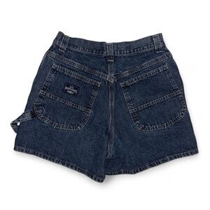 Amazing 90s/y2k Lee Dark Wash Carpenter Denim Shorts